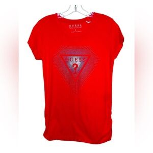 Guess Red Cotton Shirt